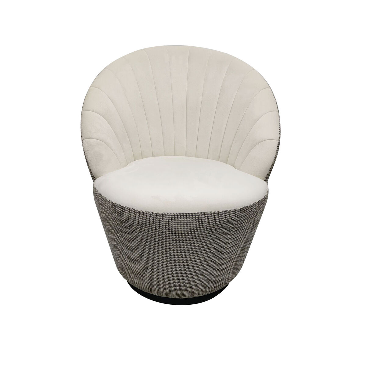 Fauteuil DKD Home Decor Blanc Noir Doré 69 x 66 x 85 cm
